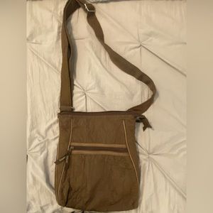THIRTY ONE Brown Quilted Cross Body Purse